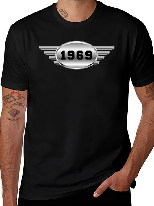 1969 Winged Logo Graphic Tee - Black