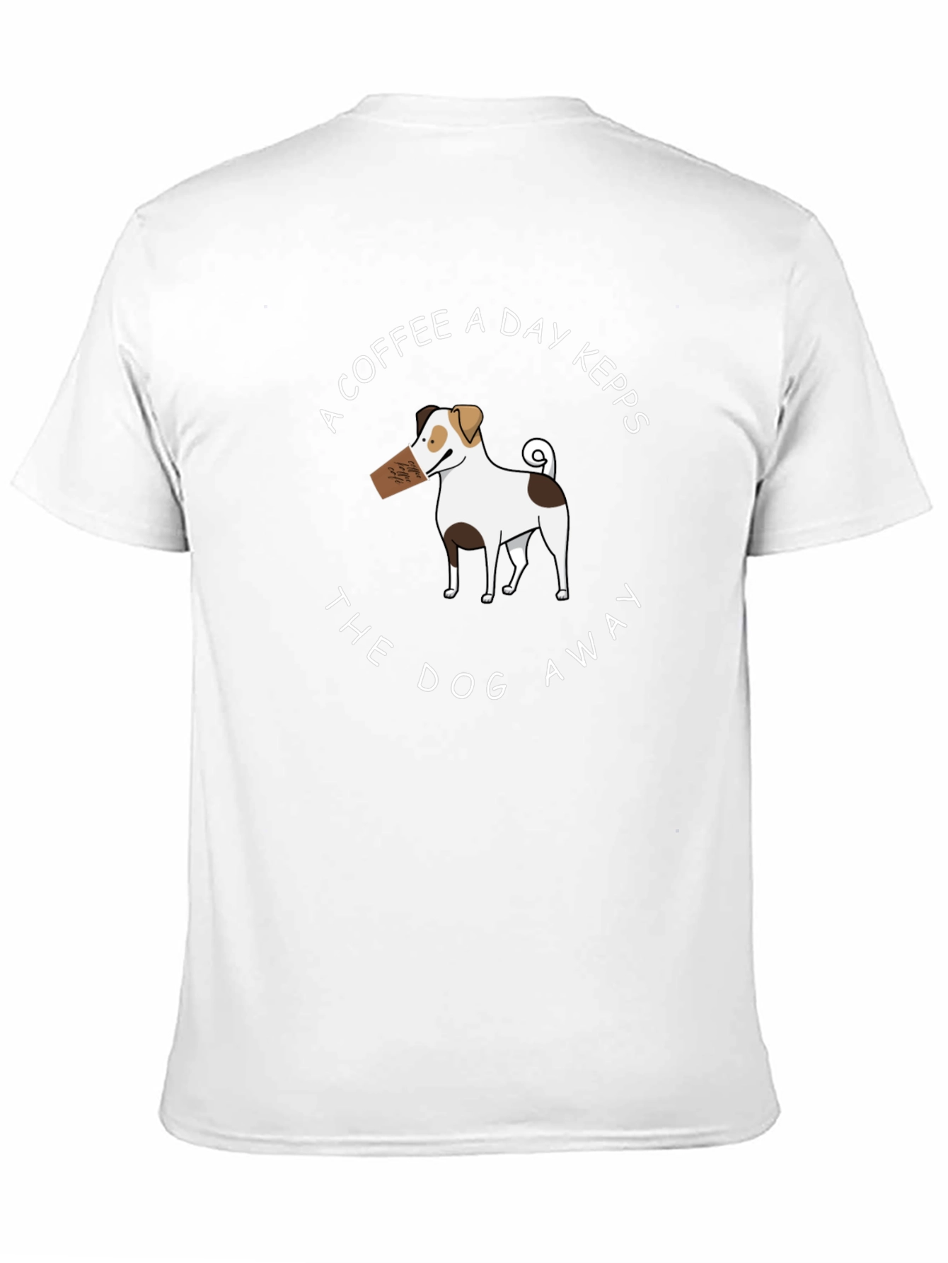 Coffee Dog T-Shirt - Funny Graphic Tee