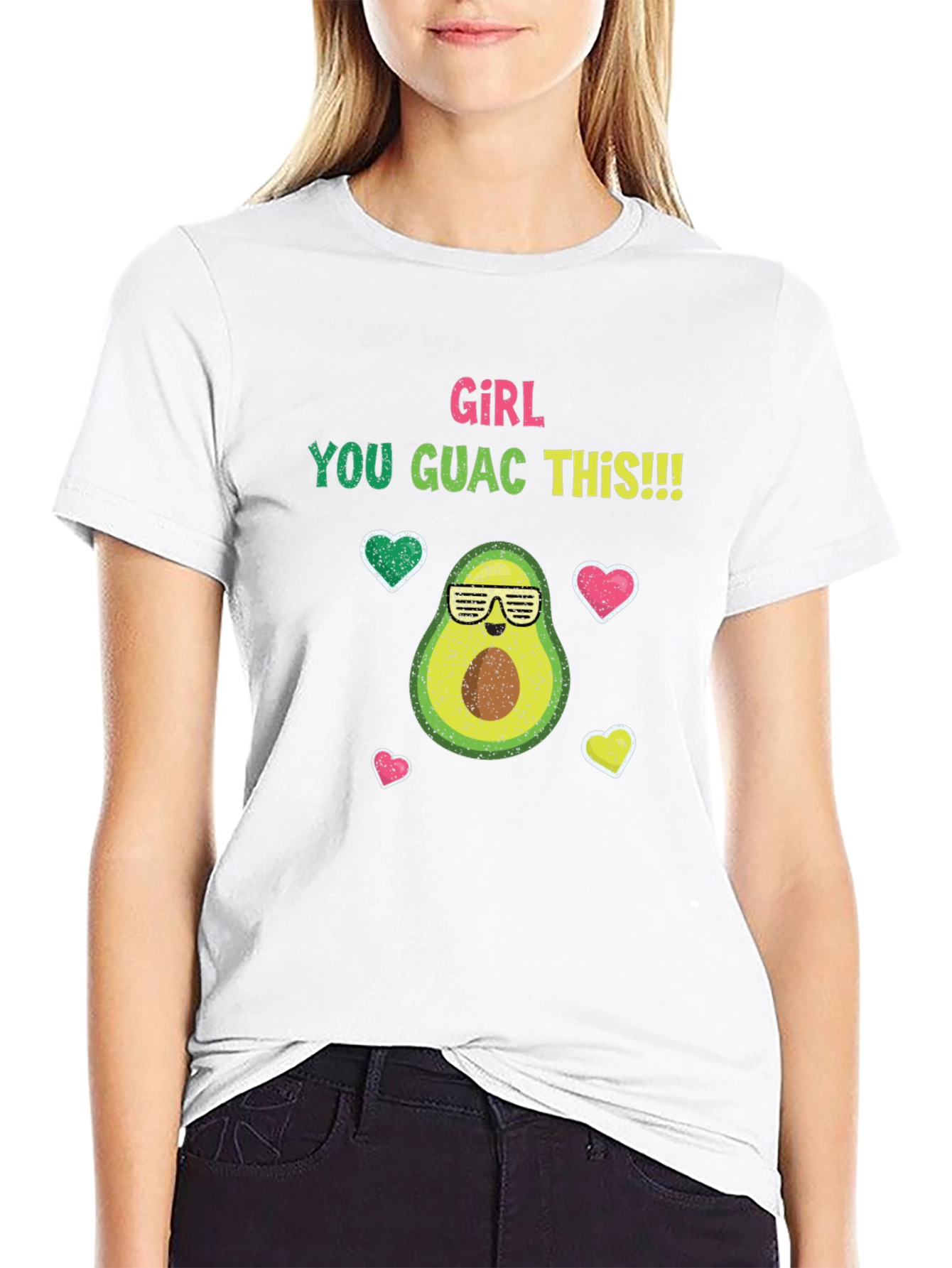 Girl You Guac This Avocado Graphic Tee
