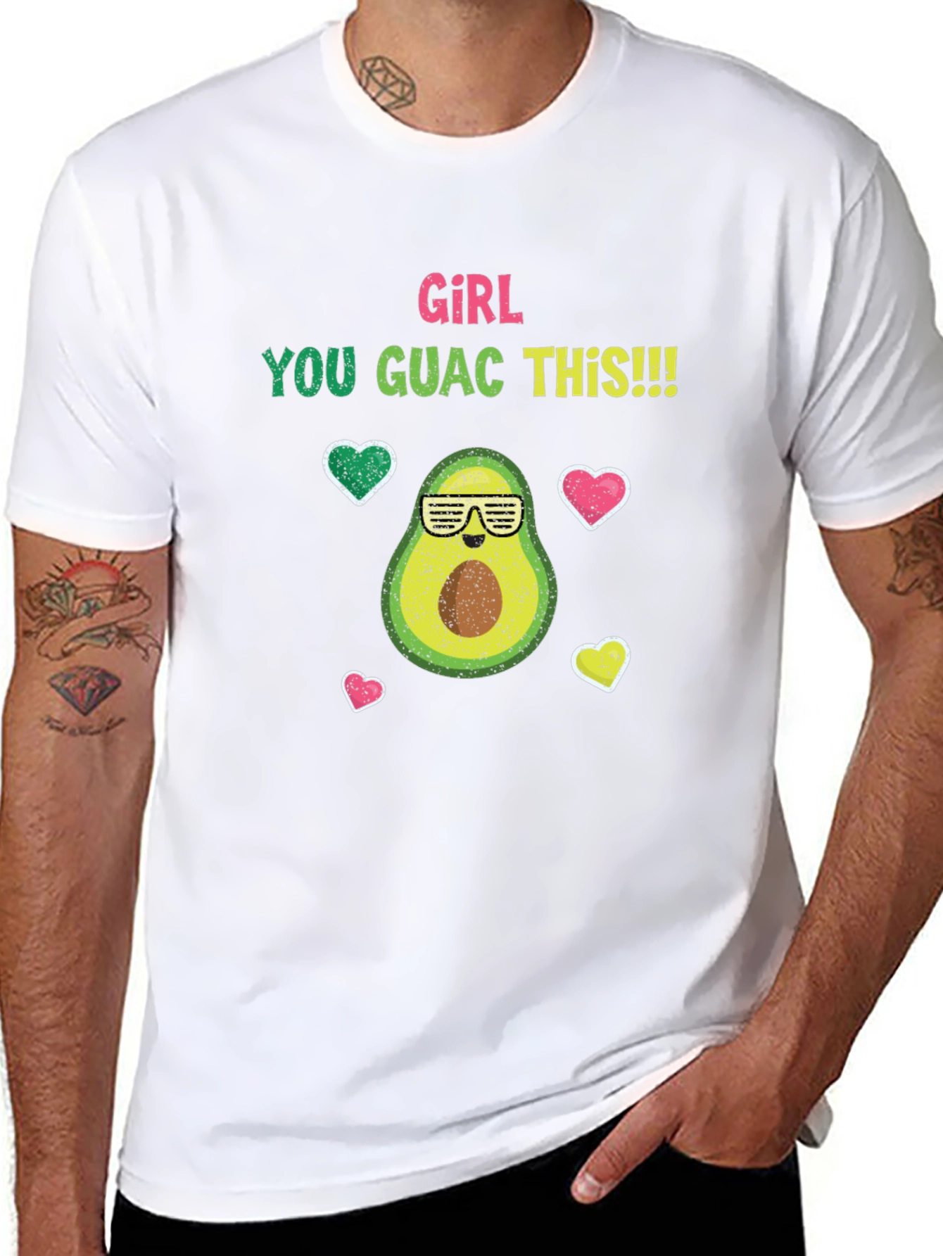 Girl You Guac This Avocado Graphic Tee