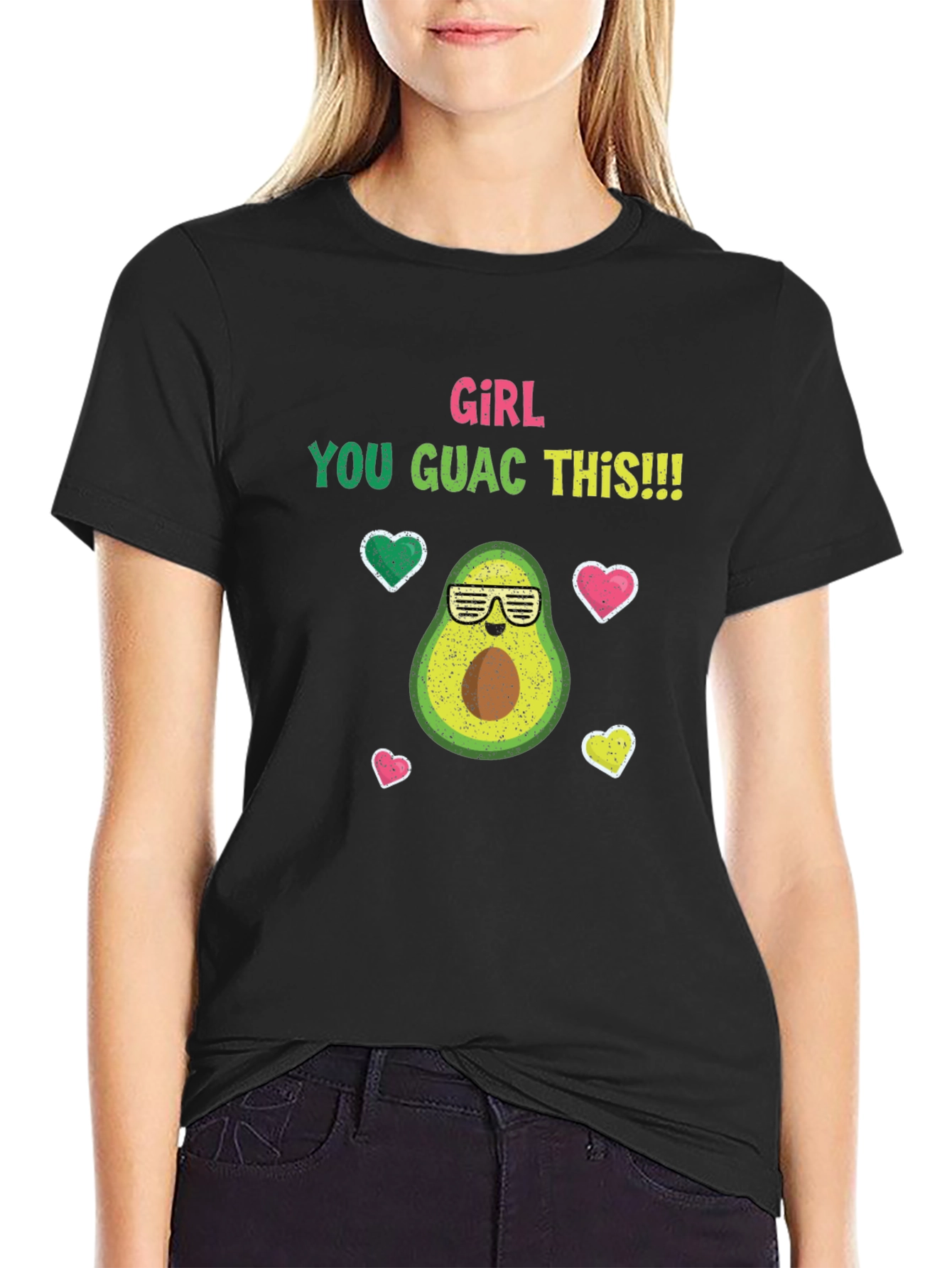 Girl You Guac This Avocado Graphic Tee