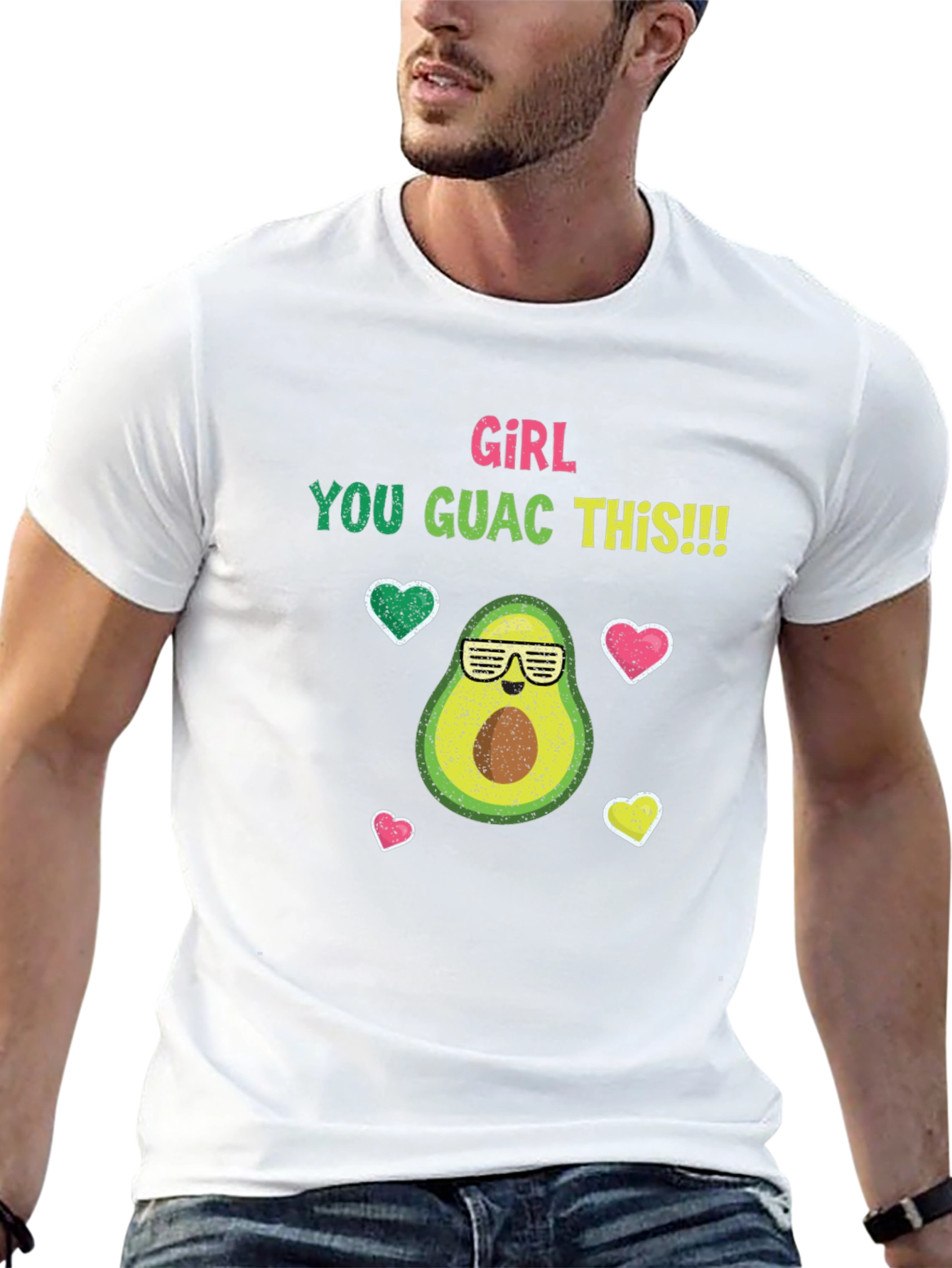 Girl You Guac This Avocado Graphic Tee