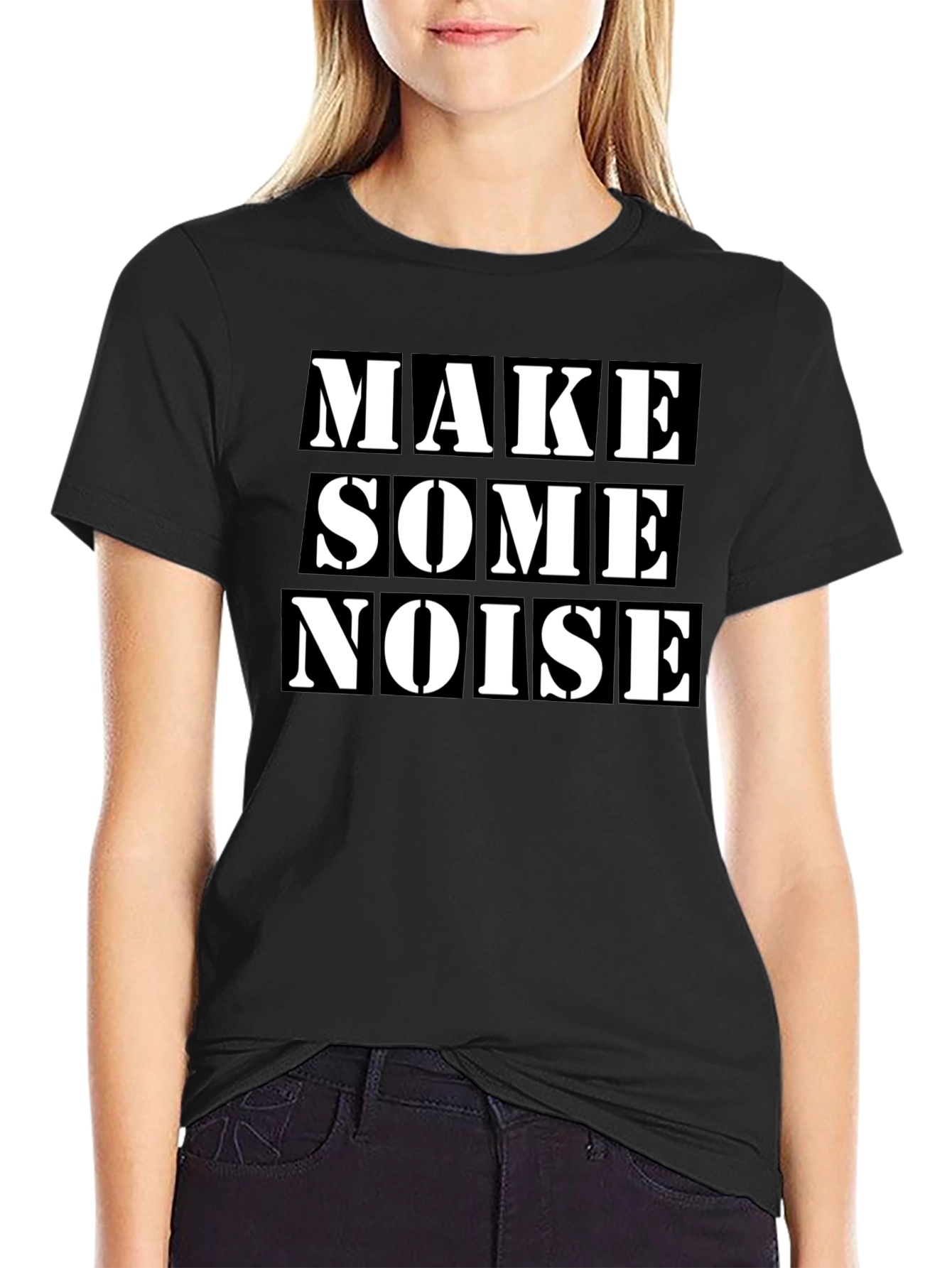 Make Some Noise Graphic Tee - Bold Statement Shirt