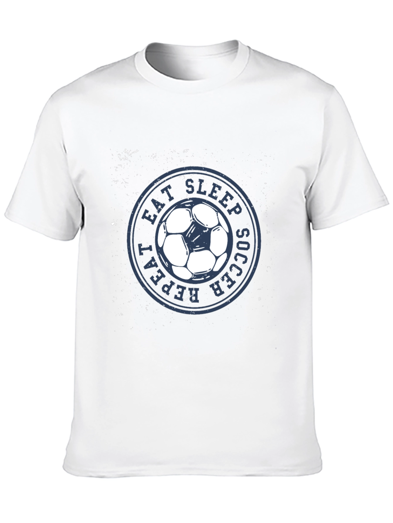 Eat Sleep Soccer Repeat Black T-Shirt