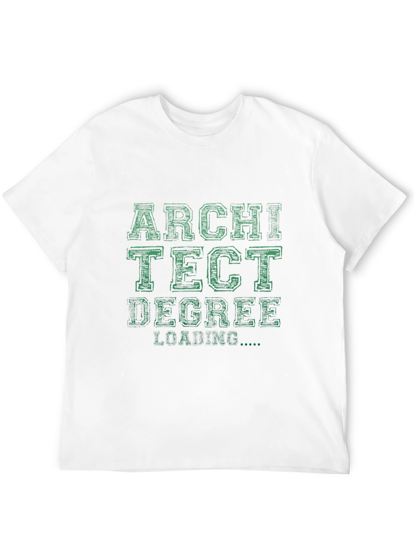 Architect Degree Loading Black T-Shirt
