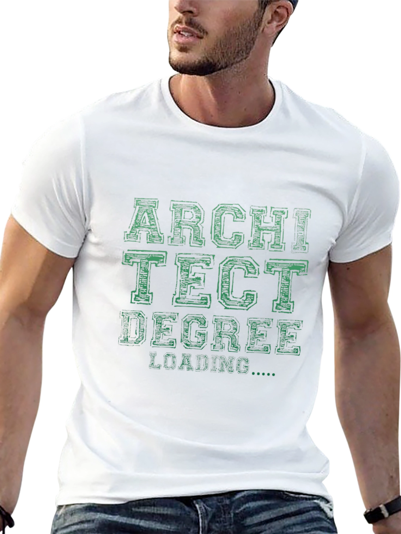 Architect Degree Loading Black T-Shirt