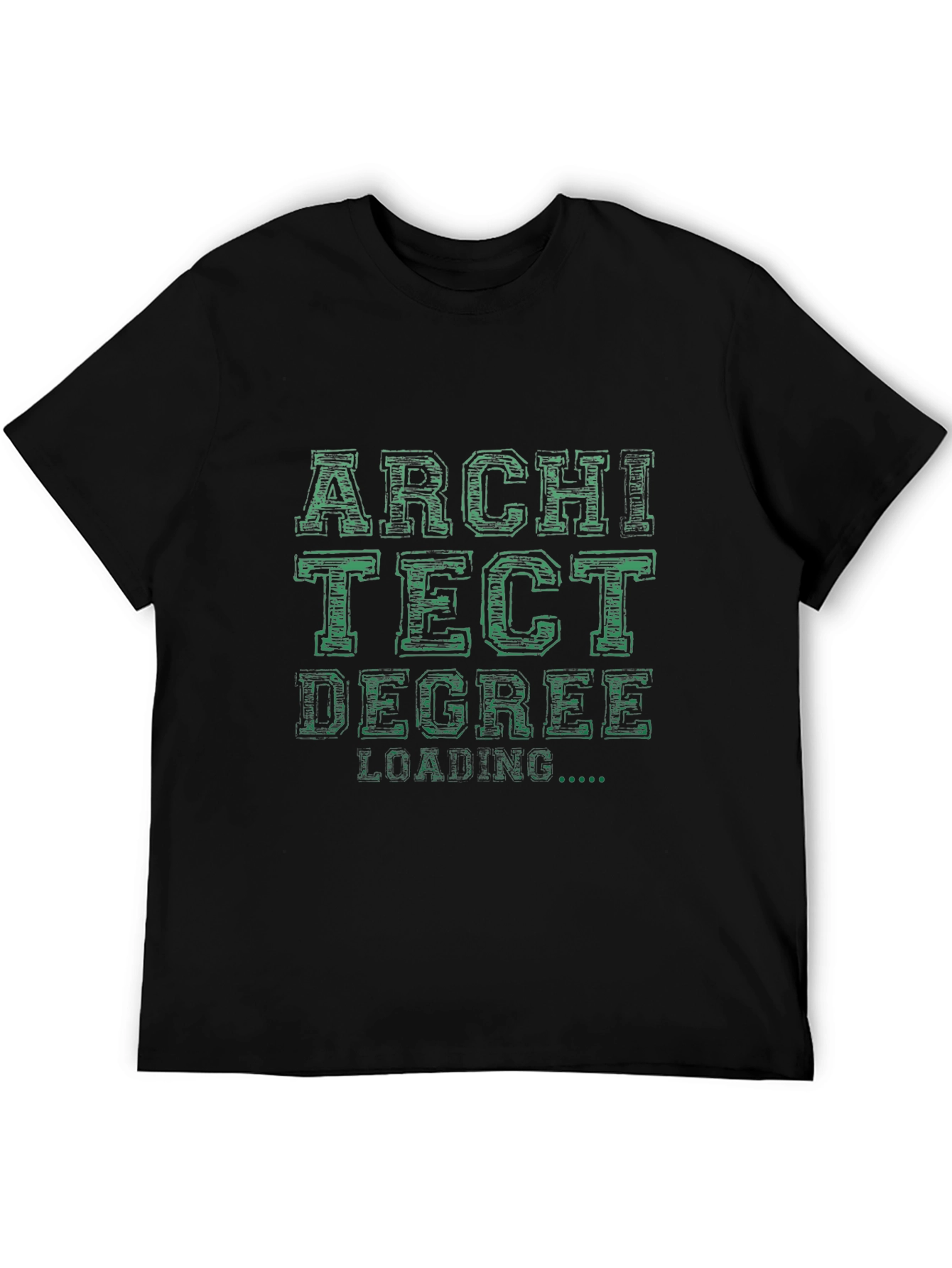 Architect Degree Loading Black T-Shirt