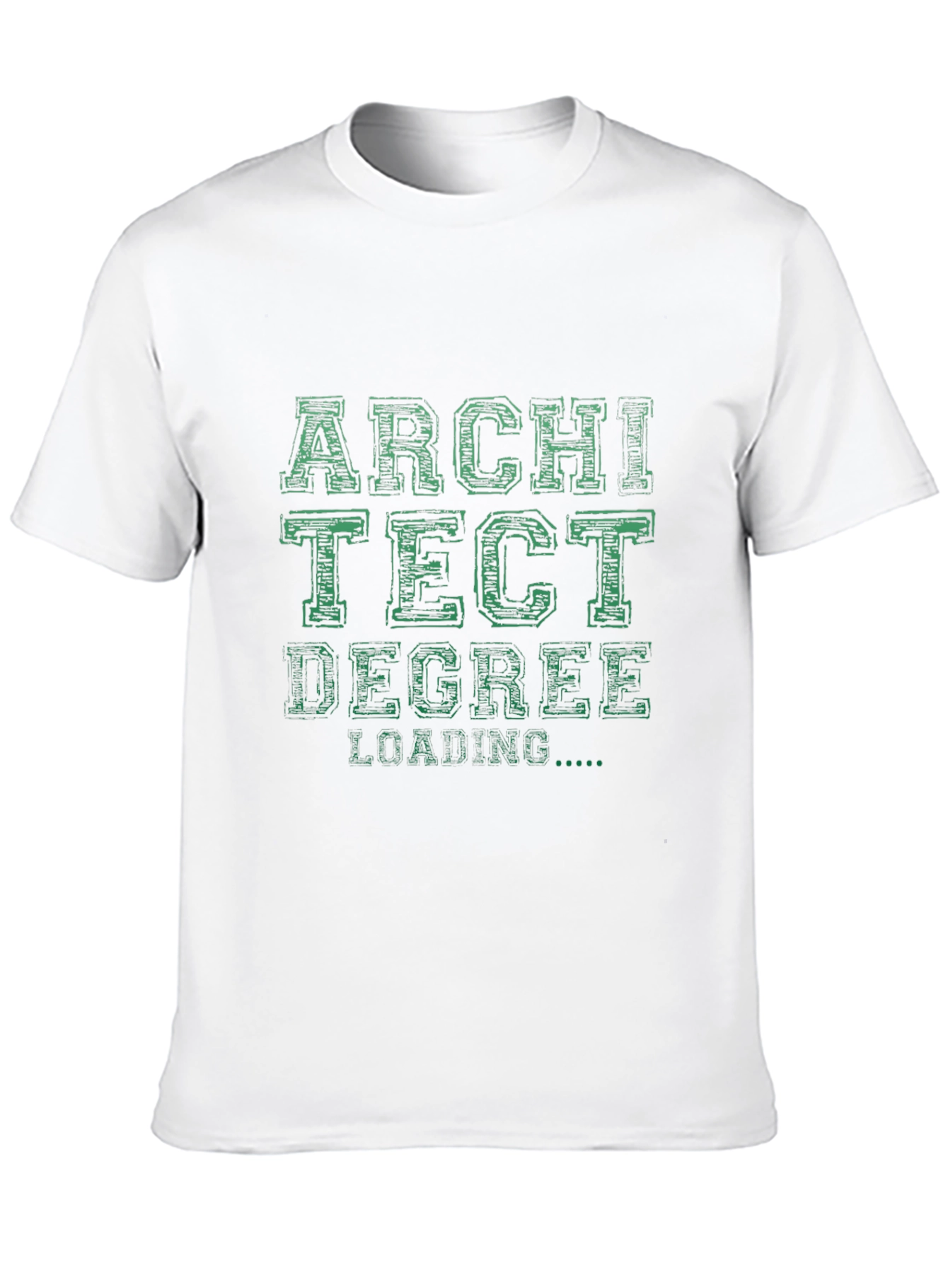 Architect Degree Loading Black T-Shirt