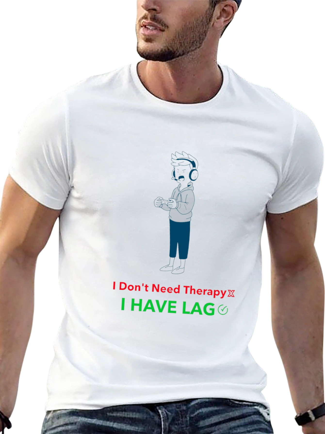 Gamer Humor T-Shirt - I Have Lag