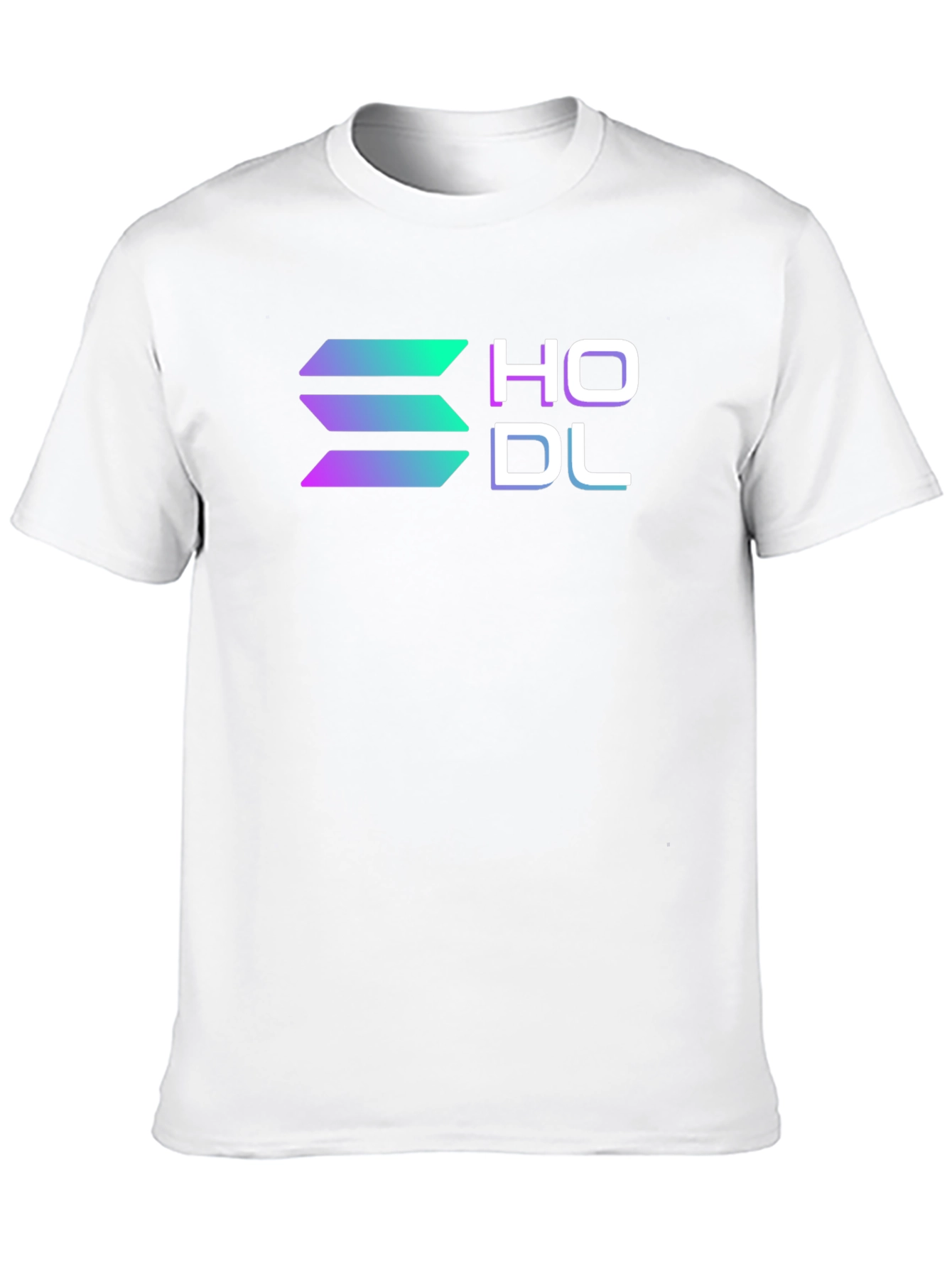HODL Solana Crypto Black T-Shirt