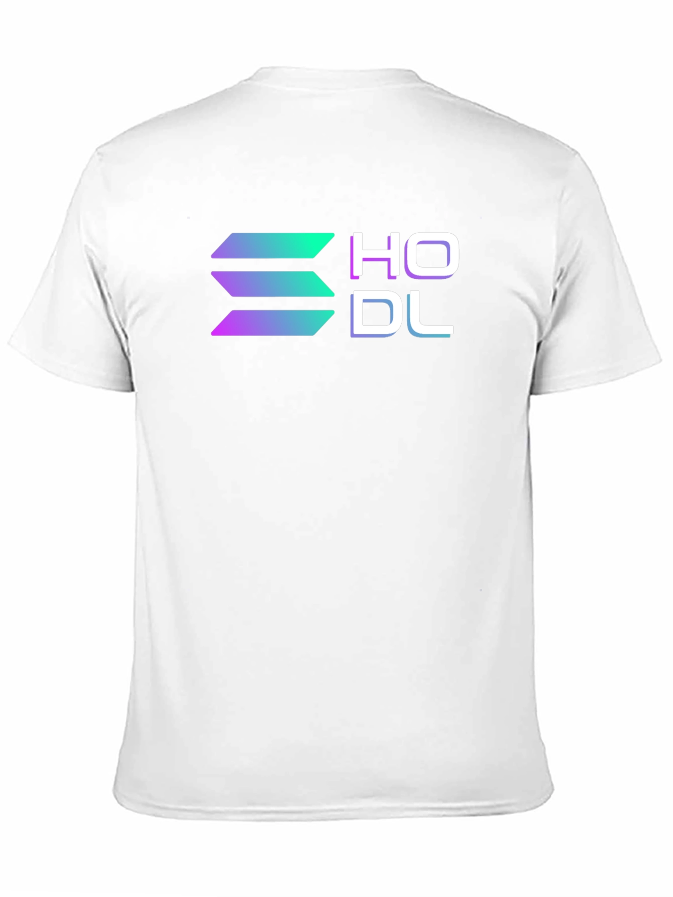 HODL Solana Crypto Black T-Shirt