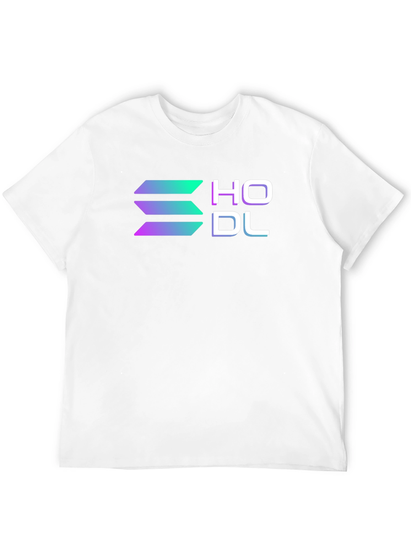 HODL Solana Crypto Black T-Shirt