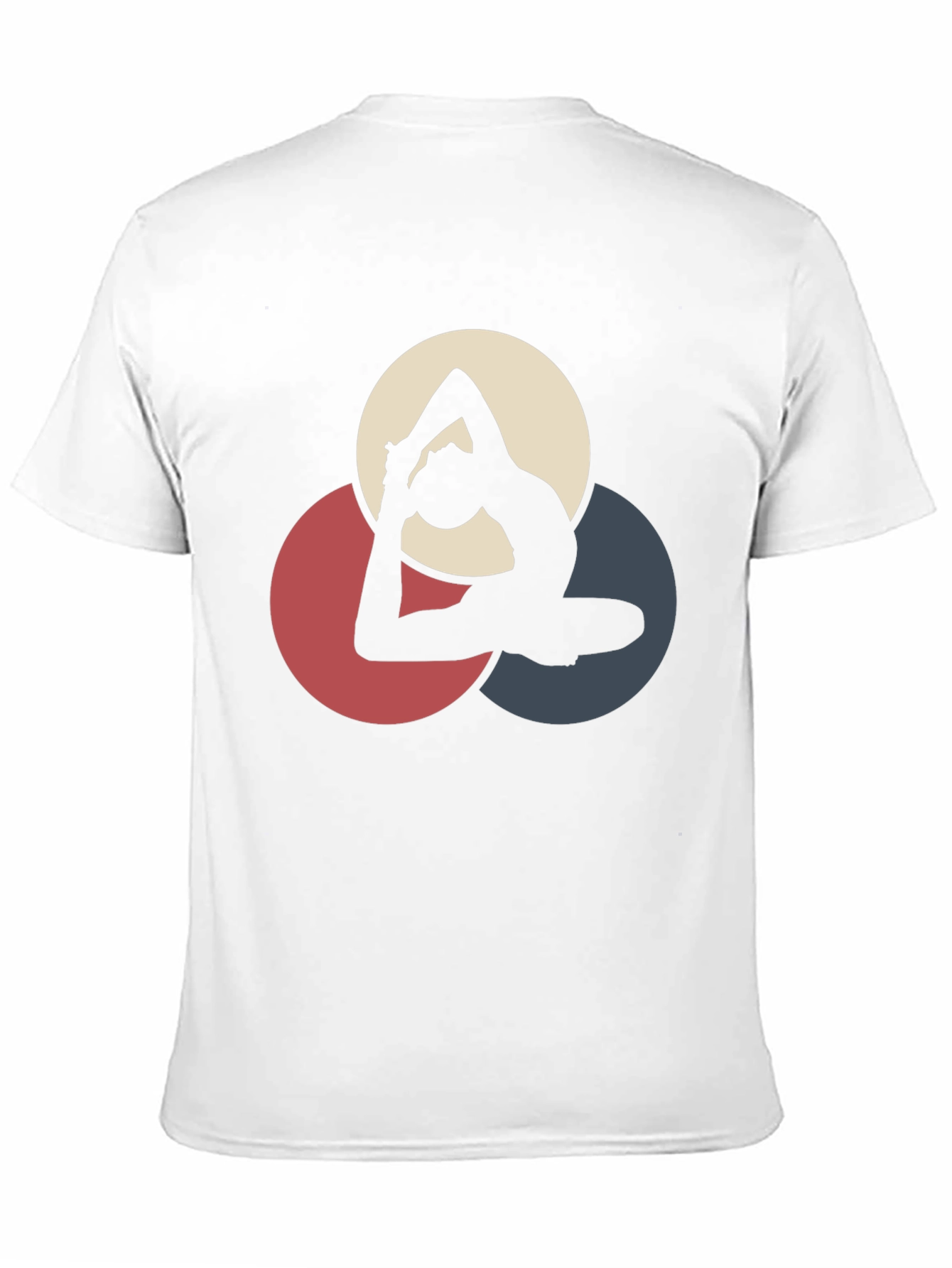 Yoga Pose Graphic Black T-Shirt