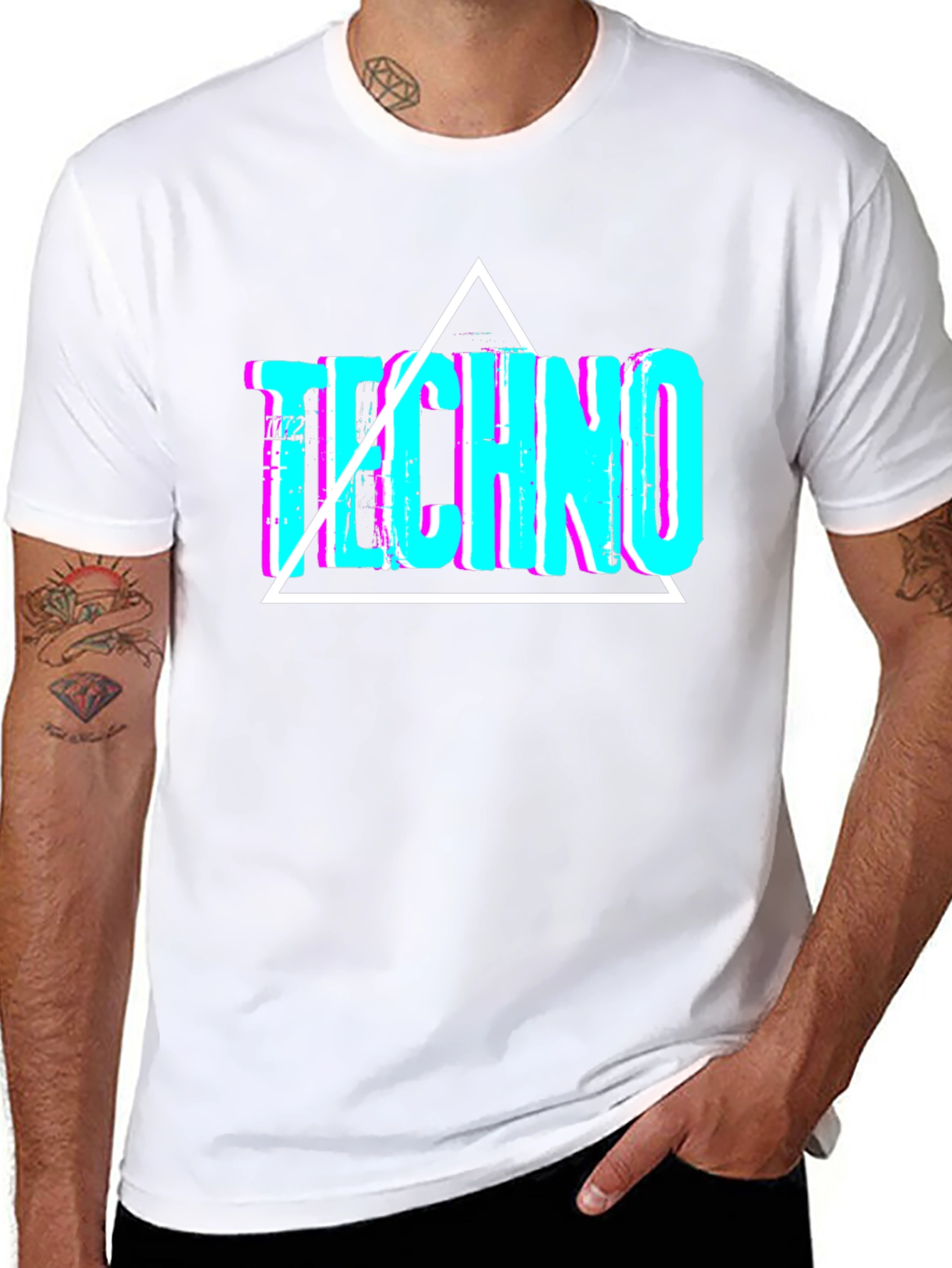 Techno Music T-Shirt: Vibrant Graphic Tee
