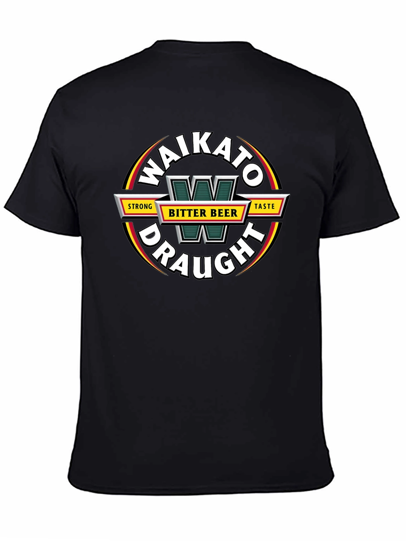 Waikato Draught Beer Black T-Shirt