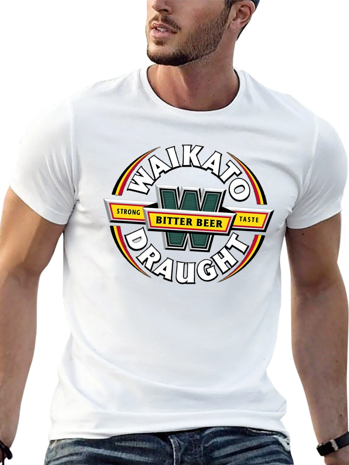 Waikato Draught Beer Black T-Shirt