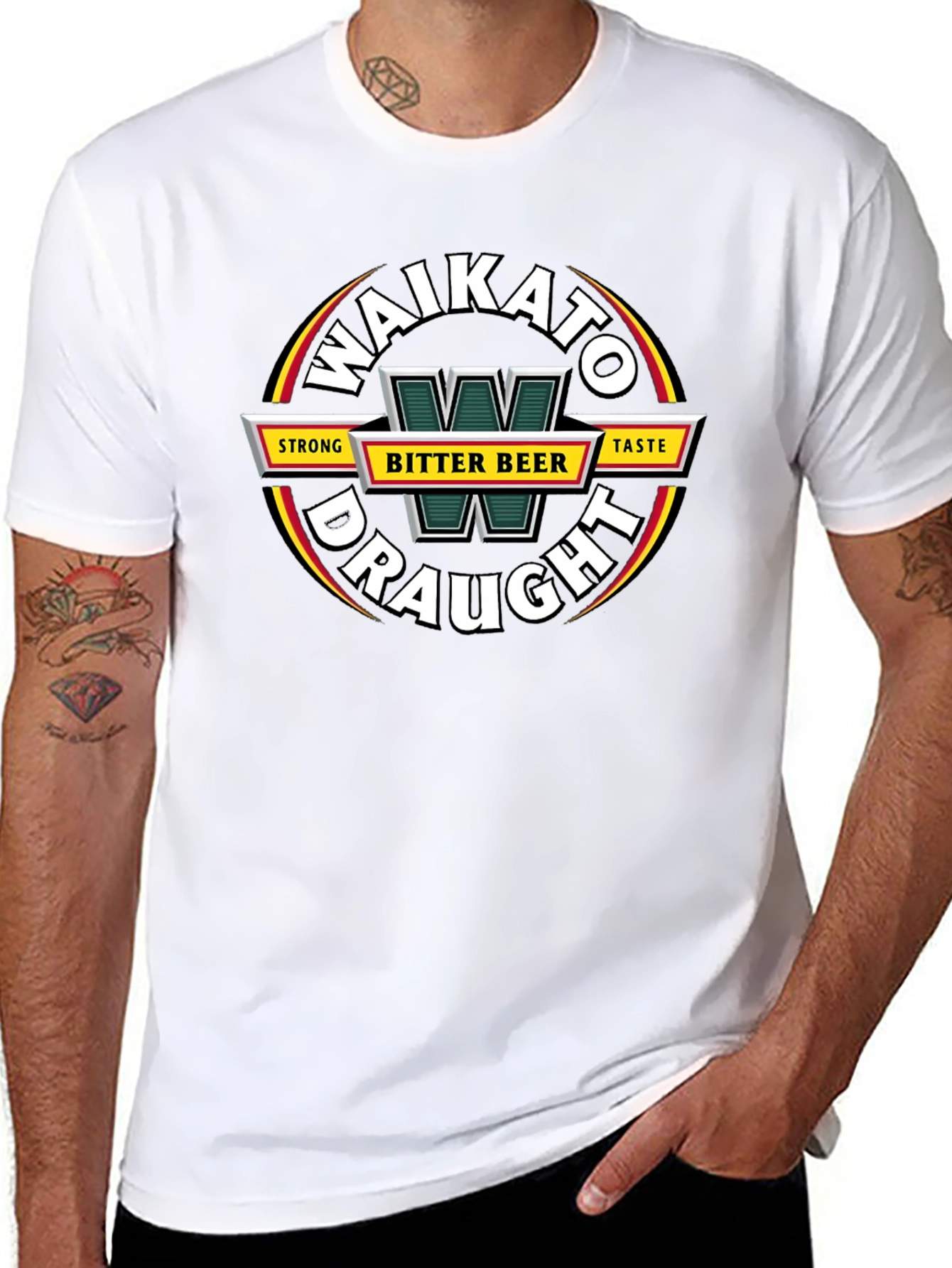 Waikato Draught Beer Black T-Shirt