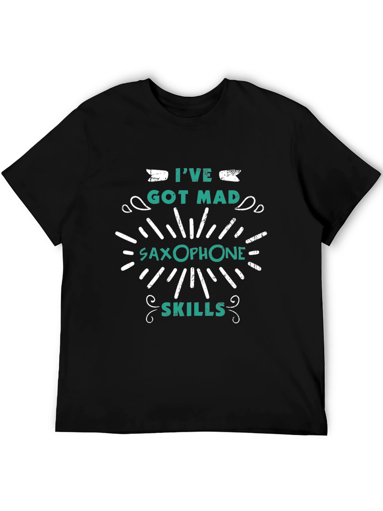 Saxophone Skills Graphic Tee - Music Lovers T-Shirt