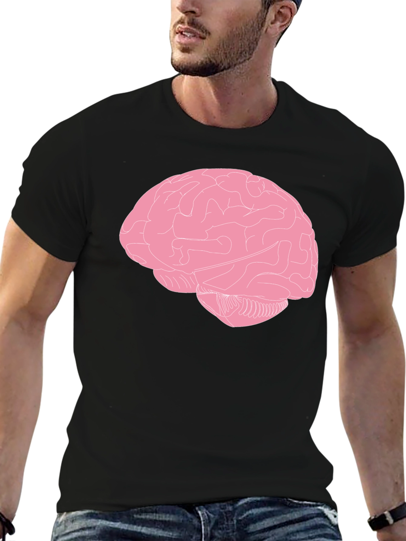 Brain Graphic T-Shirt - Smart & Stylish!