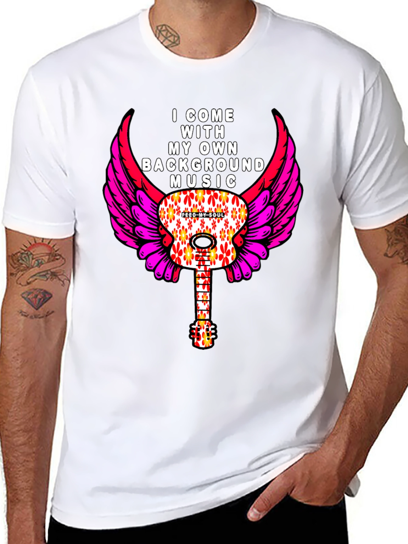 Background Music Graphic Tee