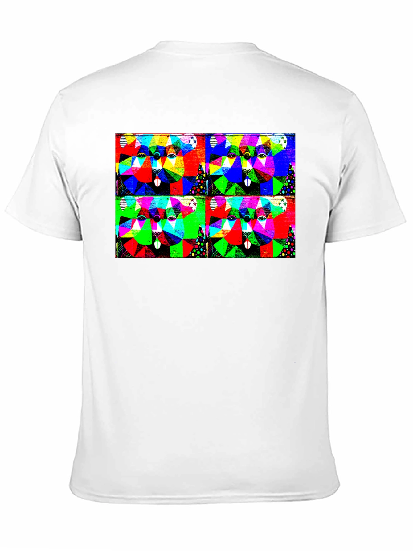 Abstract Geometric Animal T-Shirt