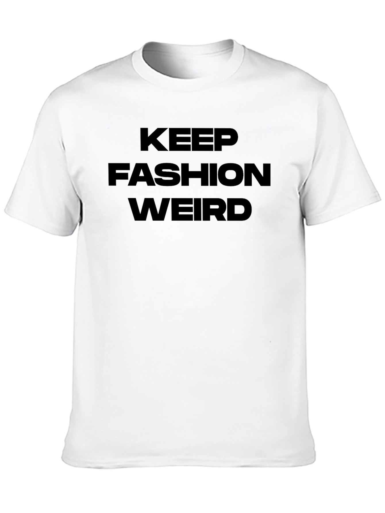 Keep Fashion Weird Black Graphic Tee