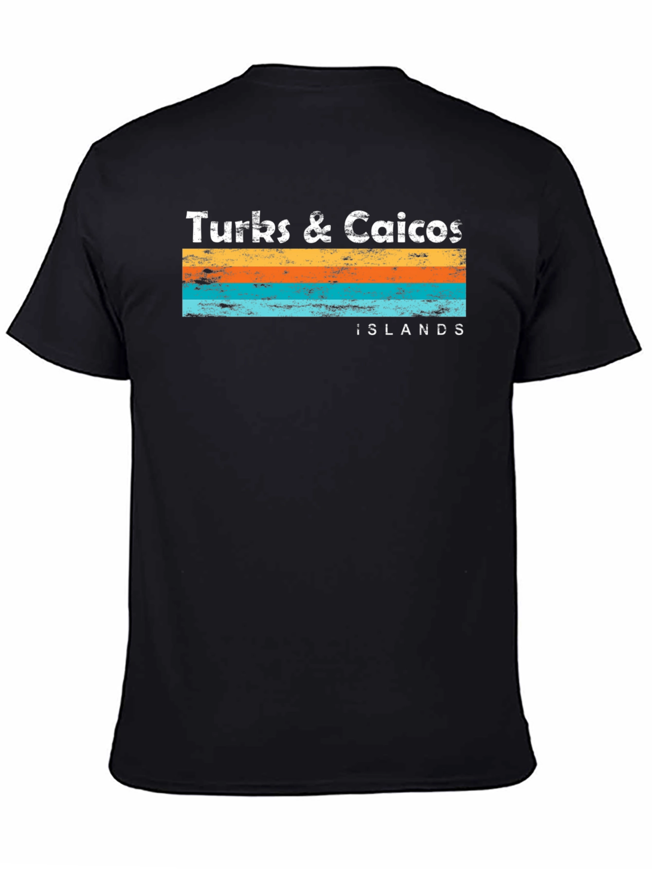 Turks & Caicos Islands Graphic Tee - Black