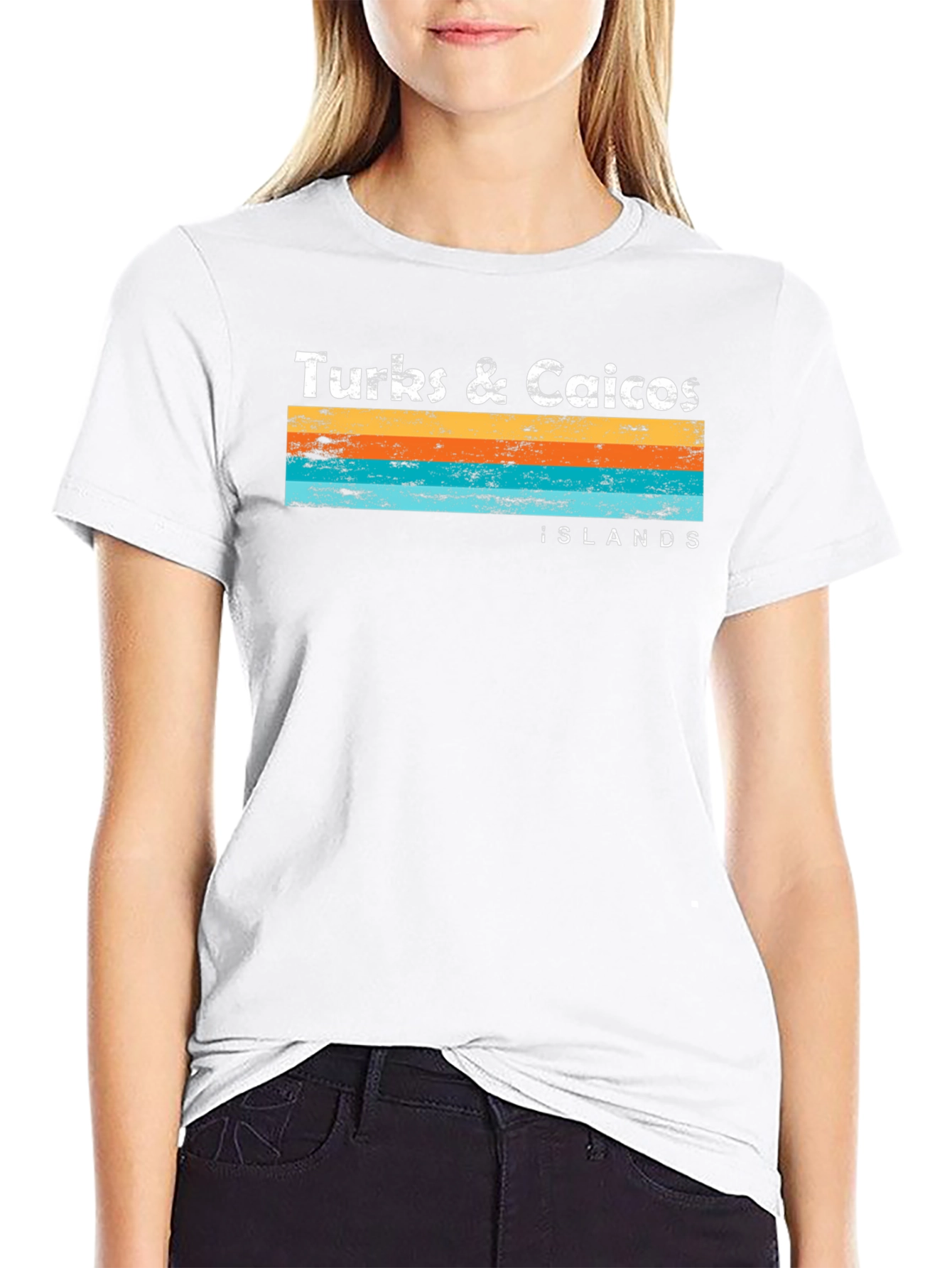 Turks & Caicos Islands Graphic Tee - Black