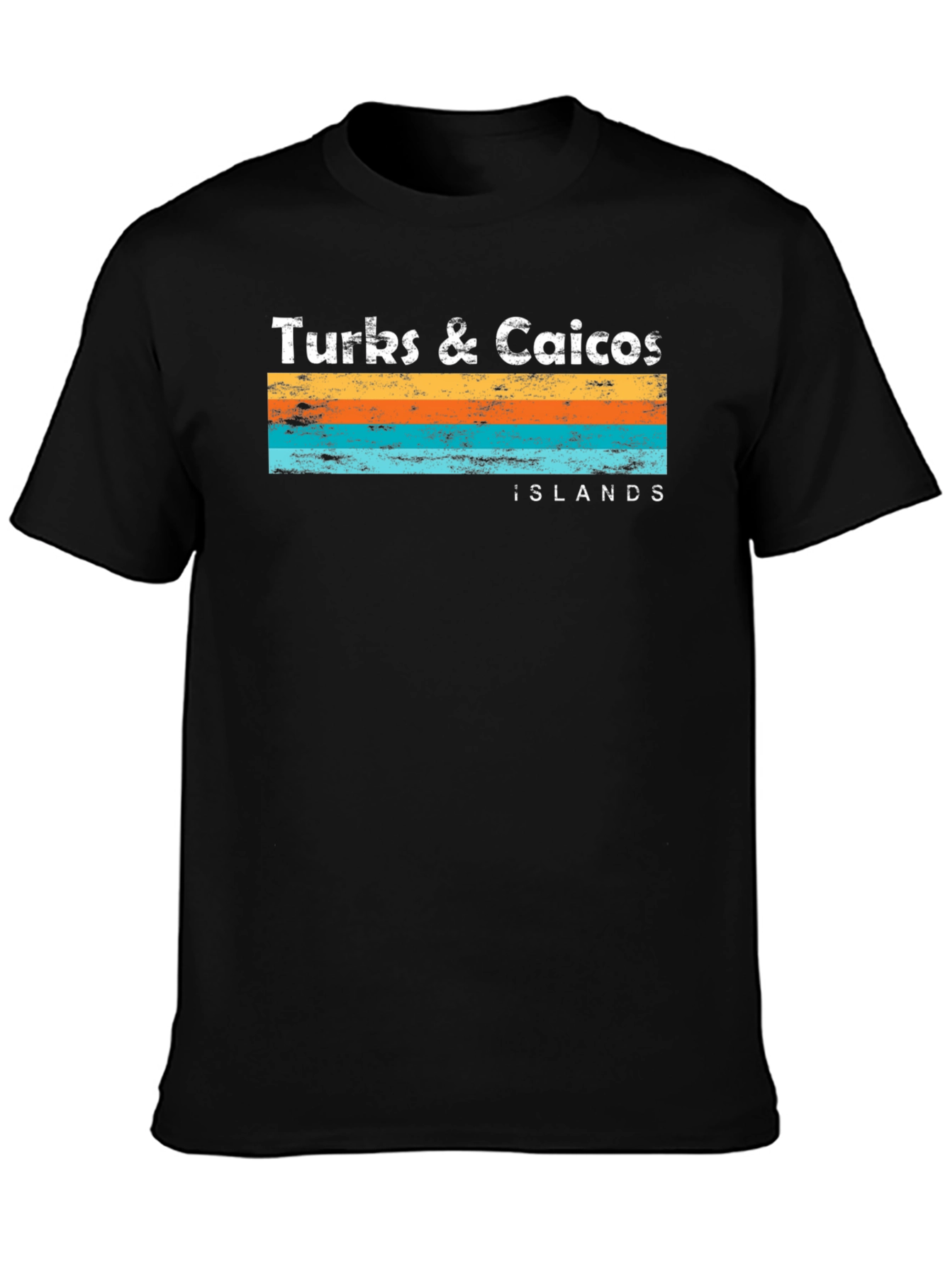 Turks & Caicos Islands Graphic Tee - Black