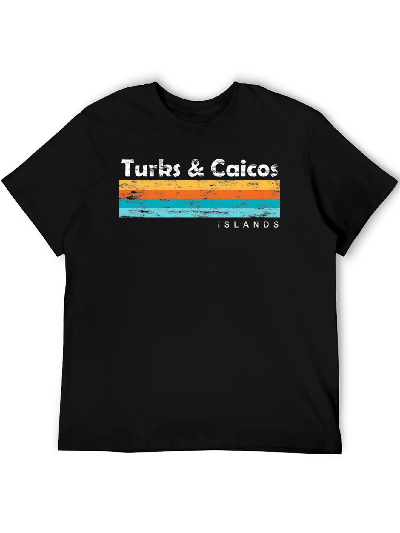 Turks & Caicos Islands Graphic Tee - Black