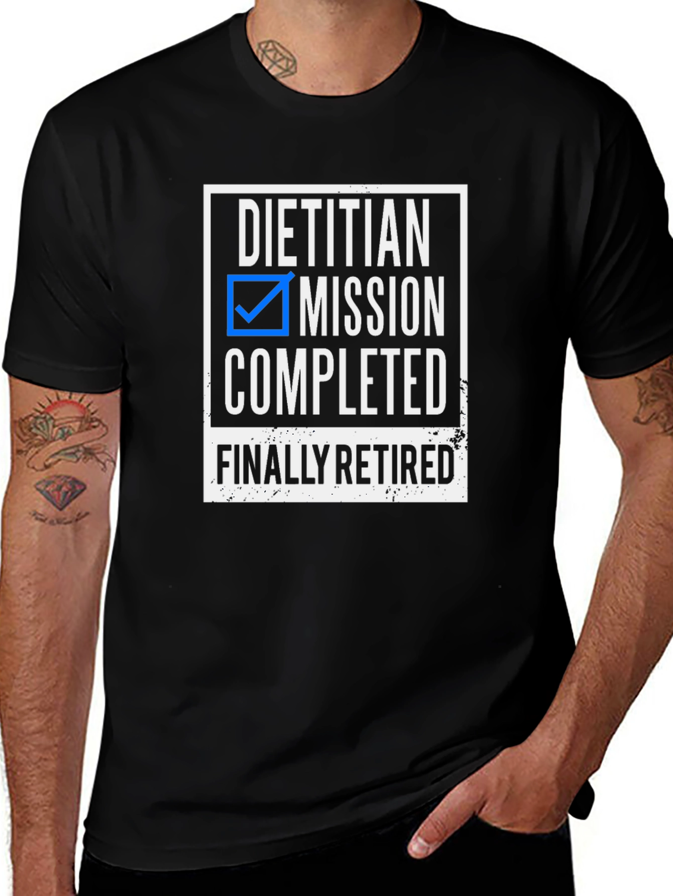 Retired Dietitian Mission Completed T-Shirt