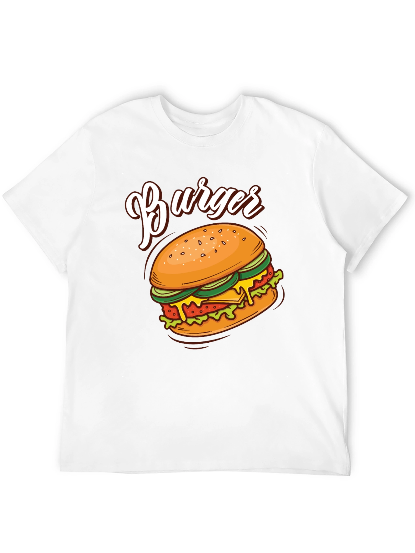 Burger Graphic T-Shirt - Foodie Fashion