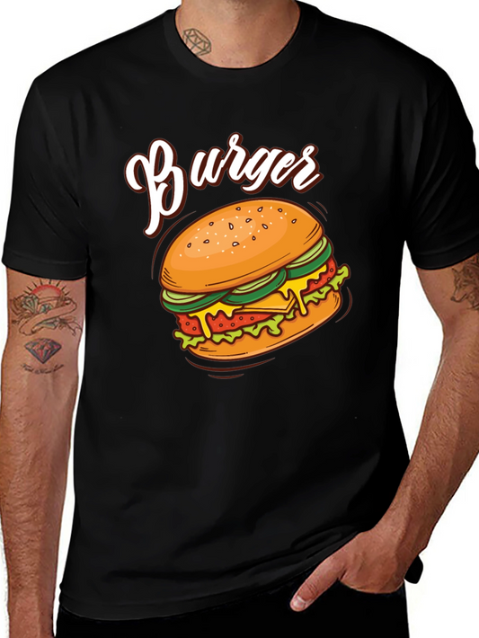 Burger Graphic T-Shirt - Foodie Fashion