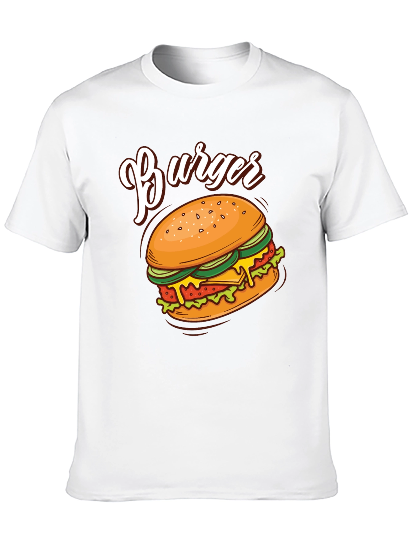 Burger Graphic T-Shirt - Foodie Fashion