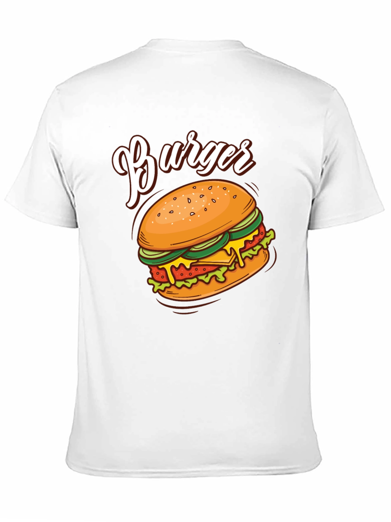 Burger Graphic T-Shirt - Foodie Fashion