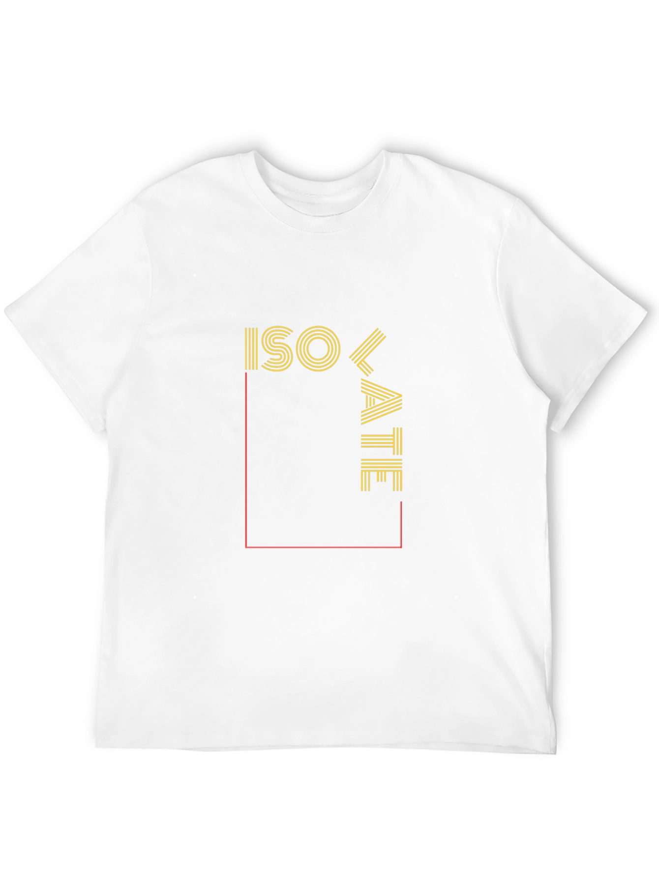 Isolate Graphic Print Black Tee