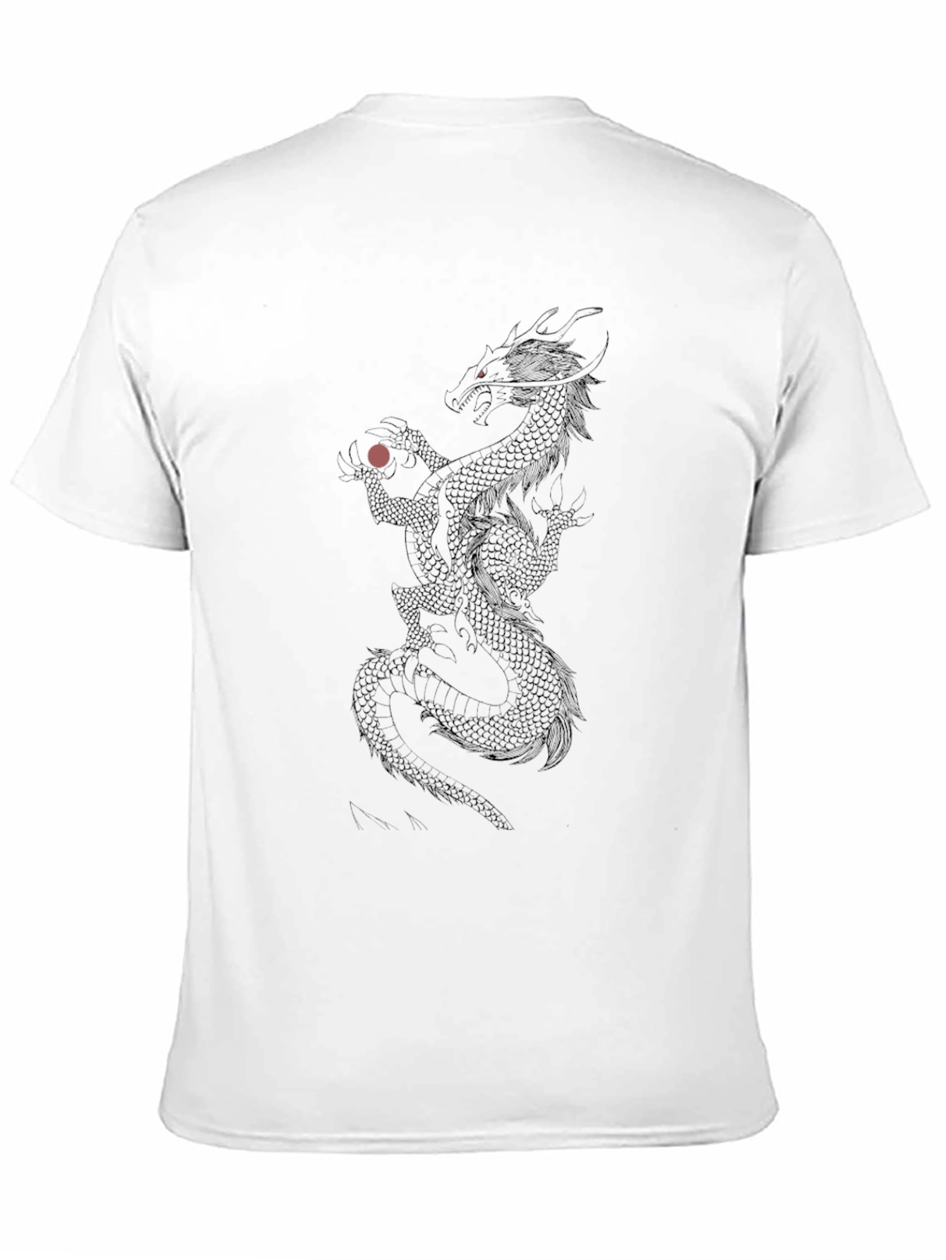 Dragon Graphic Black T-Shirt - Unique Design