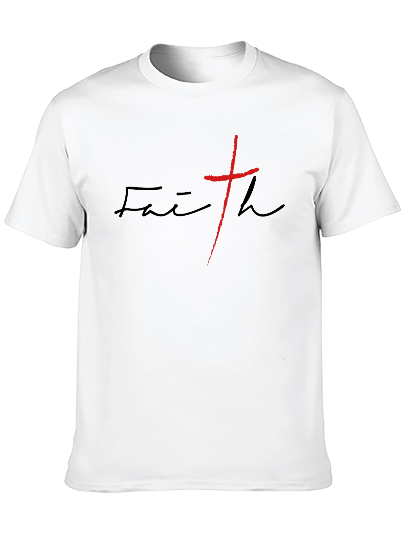 Faith Cross Graphic T-Shirt - Christian Apparel