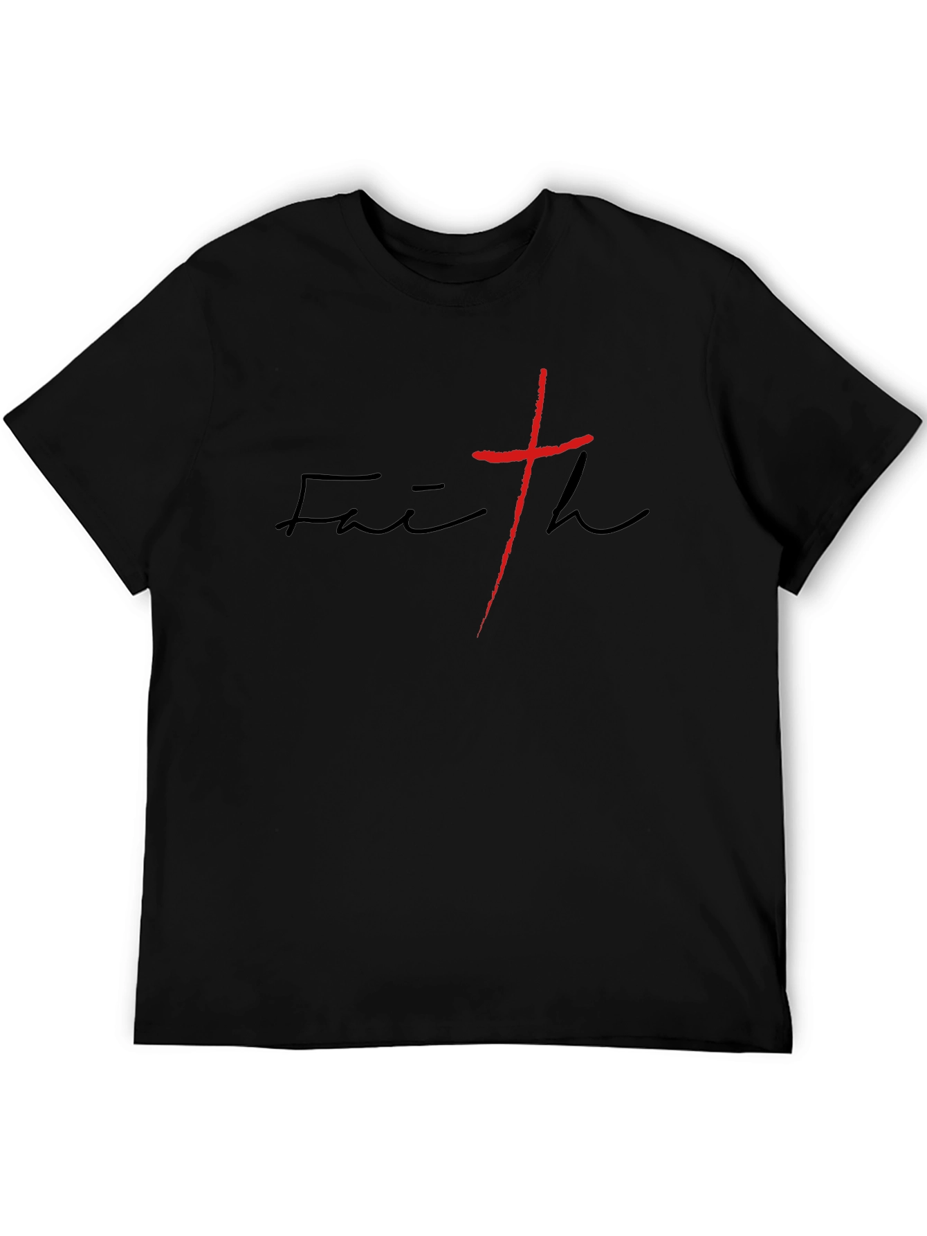 Faith Cross Graphic T-Shirt - Christian Apparel