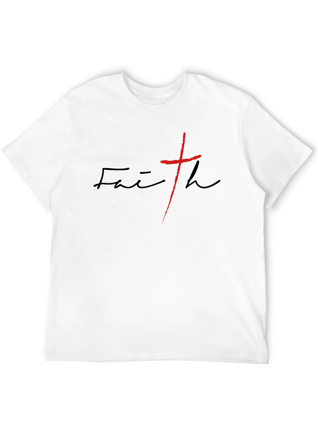 Faith Cross Graphic T-Shirt - Christian Apparel