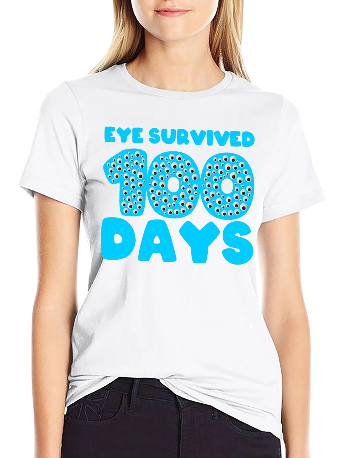 Eye Survived 100 Days T-Shirt