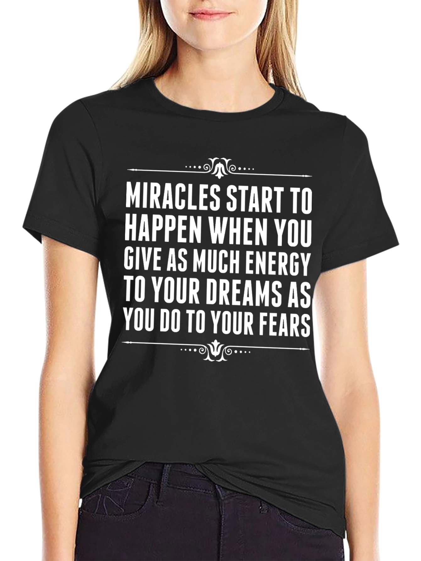 Inspirational T-Shirt: Miracles Start To Happen