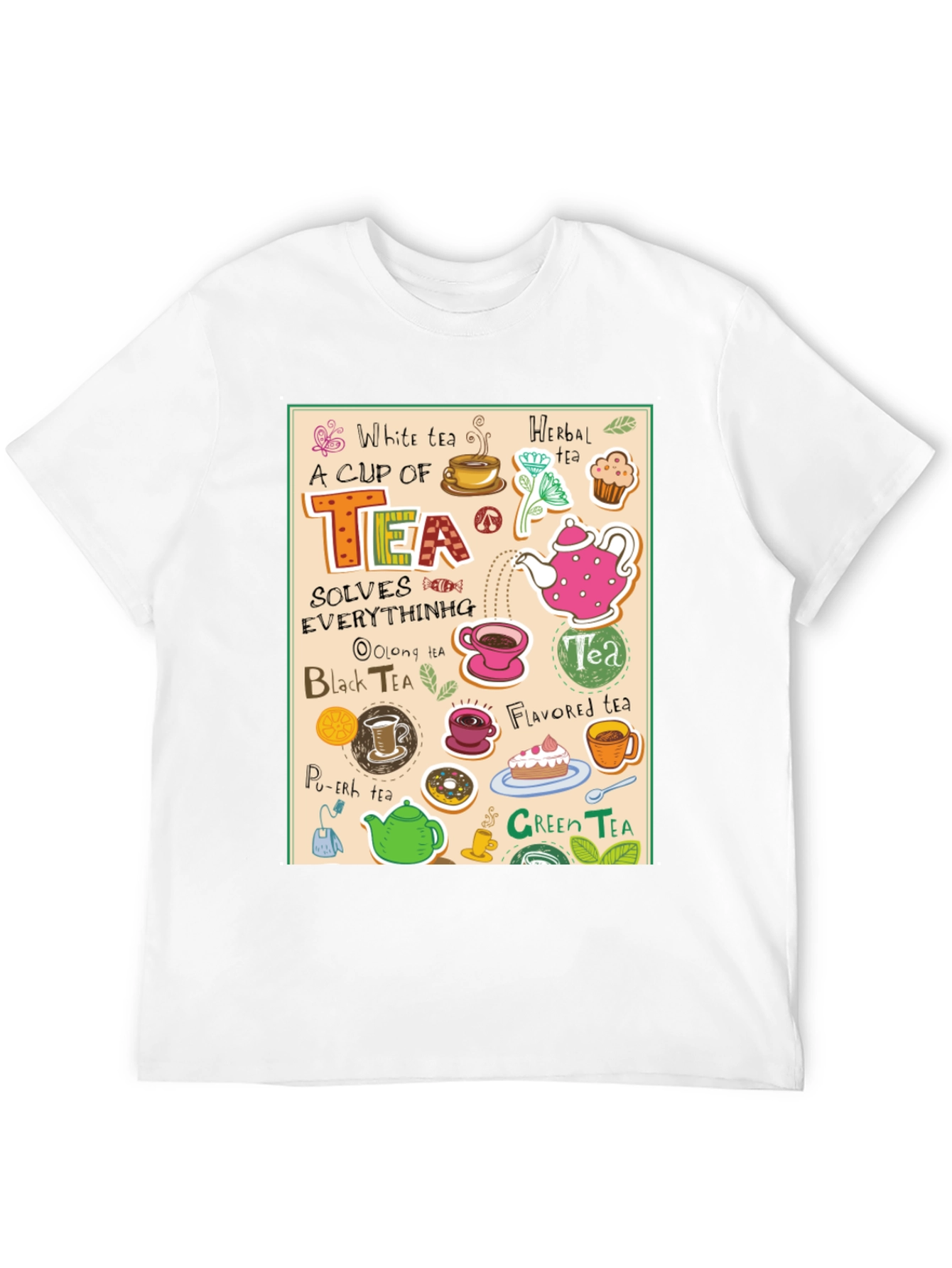 Tea Lovers Graphic T-Shirt