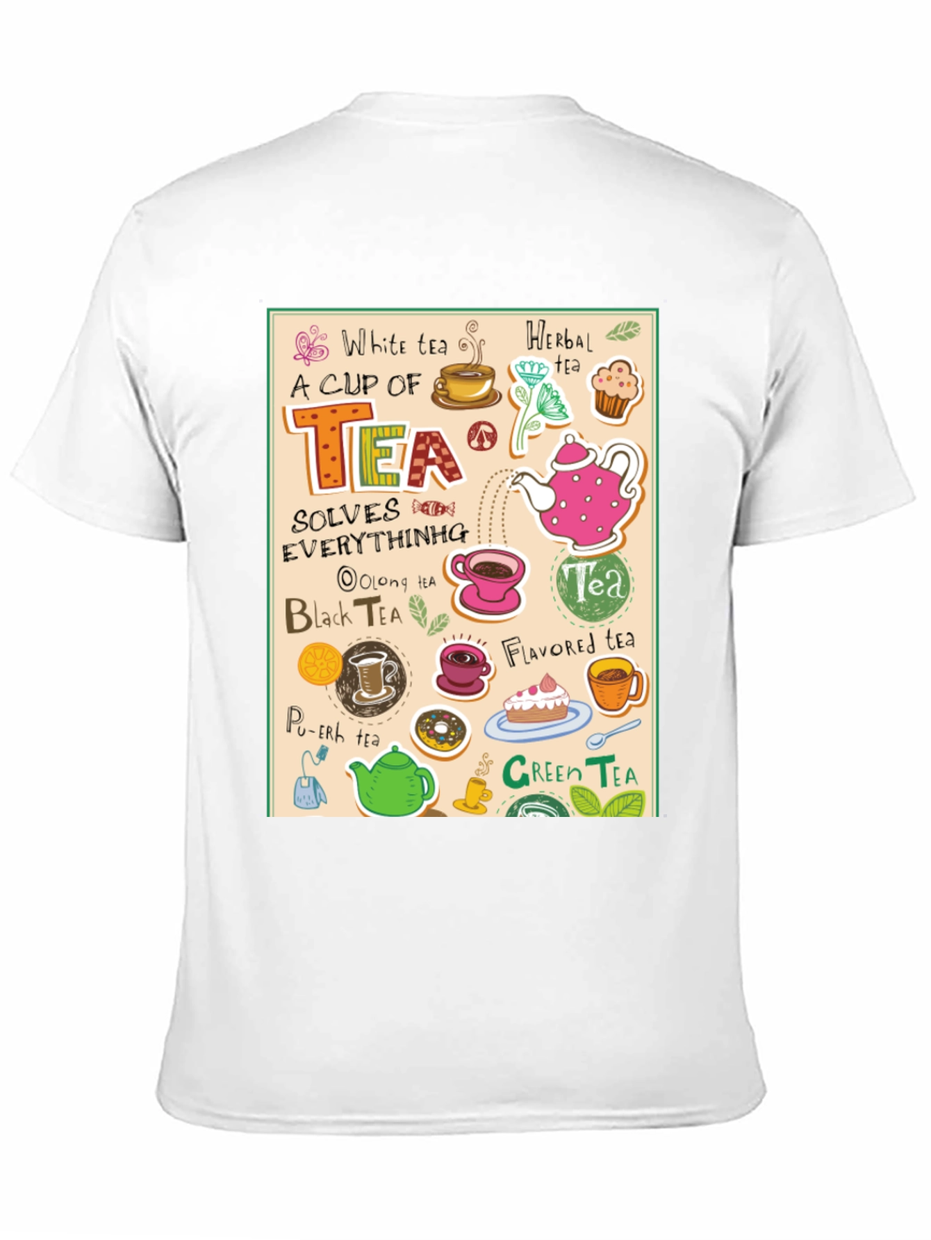 Tea Lovers Graphic T-Shirt