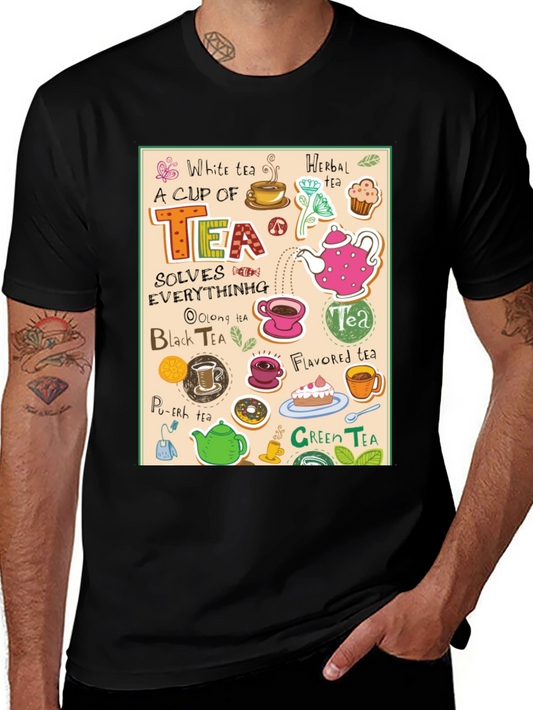 Tea Lovers Graphic T-Shirt