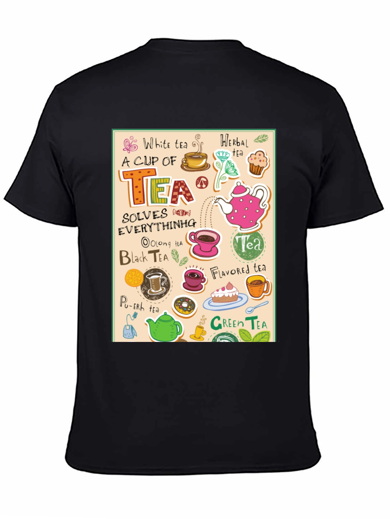 Tea Lovers Graphic T-Shirt