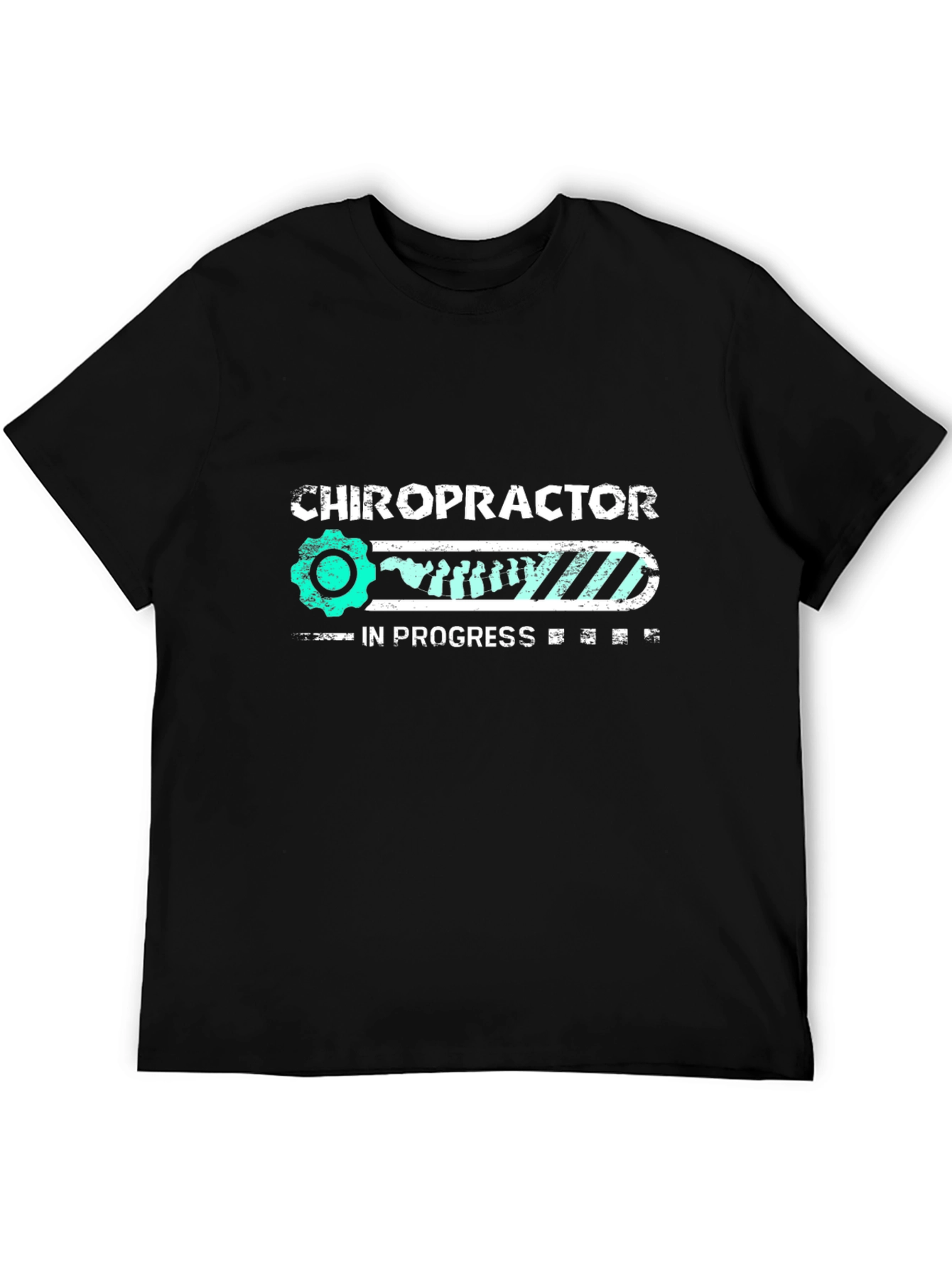 Chiropractor in Progress Black T-Shirt