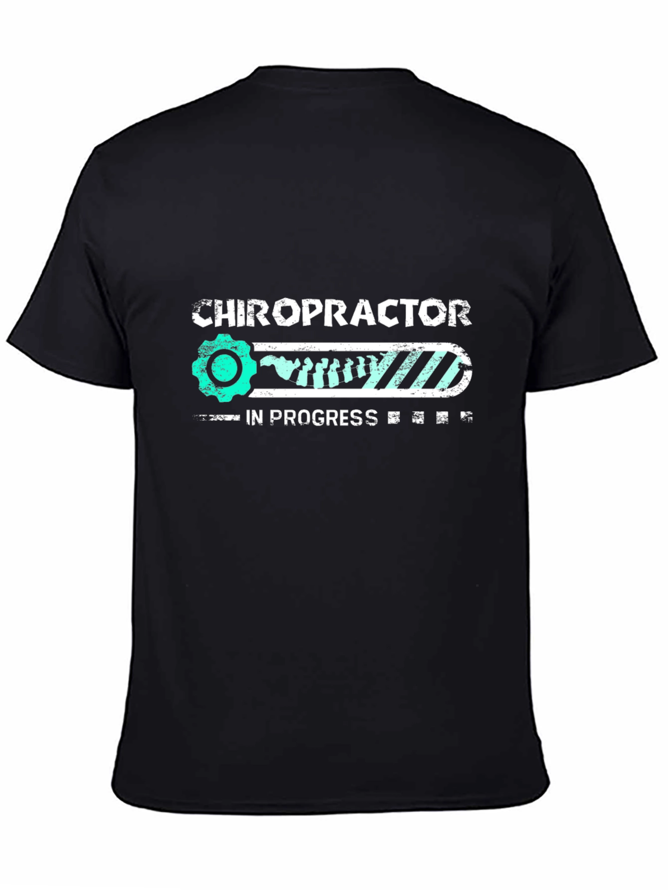 Chiropractor in Progress Black T-Shirt