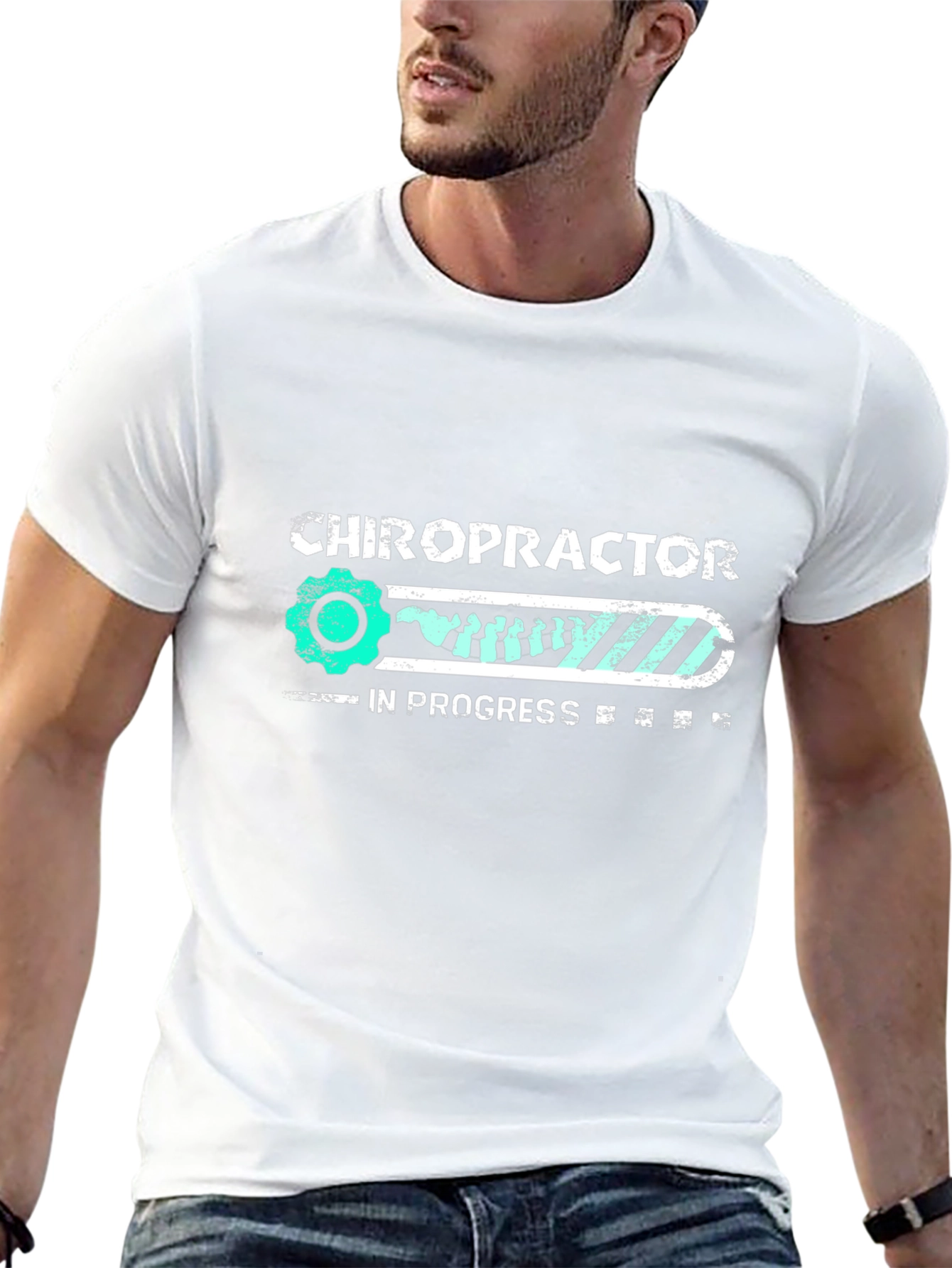 Chiropractor in Progress Black T-Shirt