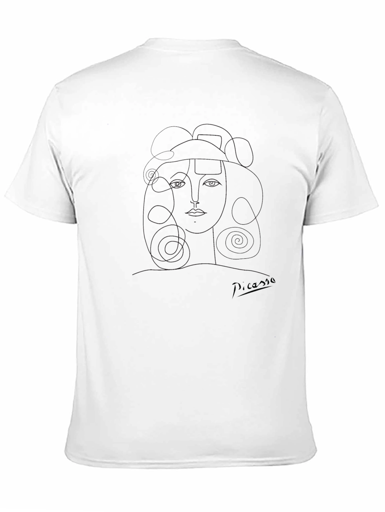 Modern Art Black Graphic Tee